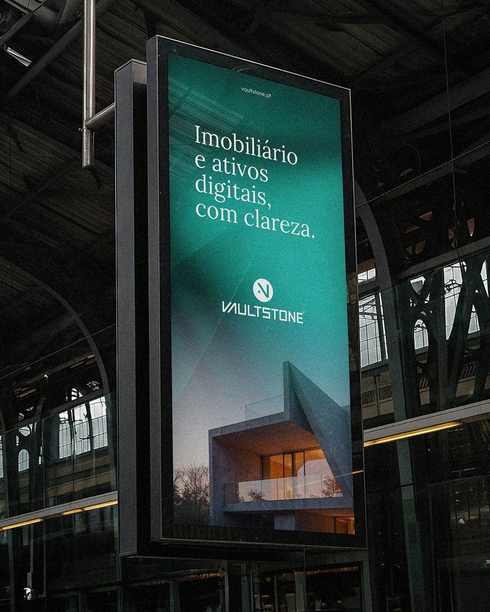 Painel urbano da marca Vaultstone